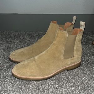 New Republic Tan Suede Chelsea Boots sz 11.5